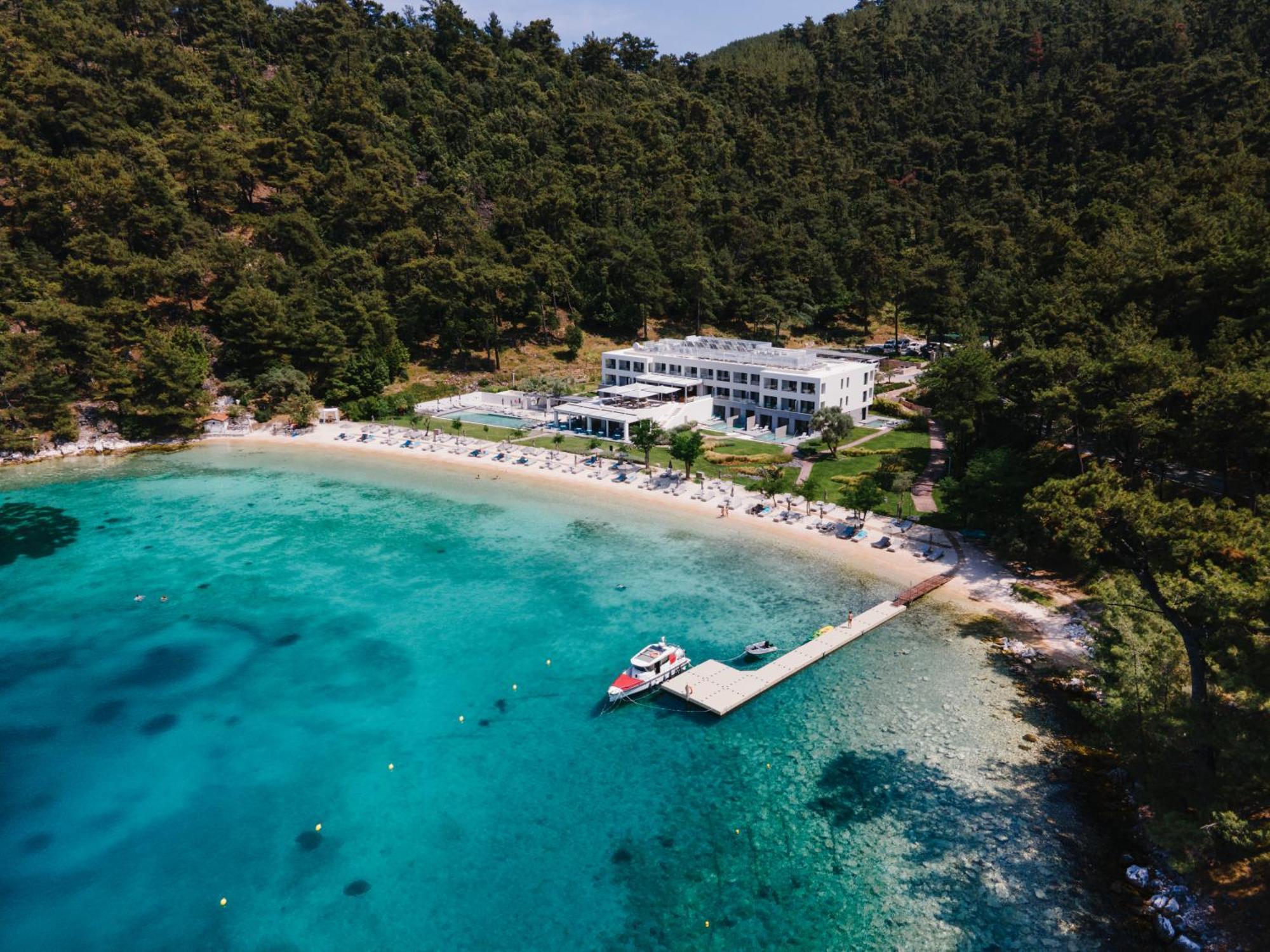 Vathi Cove Luxury Resort & Spa Hriszí Amudiá Kültér fotó