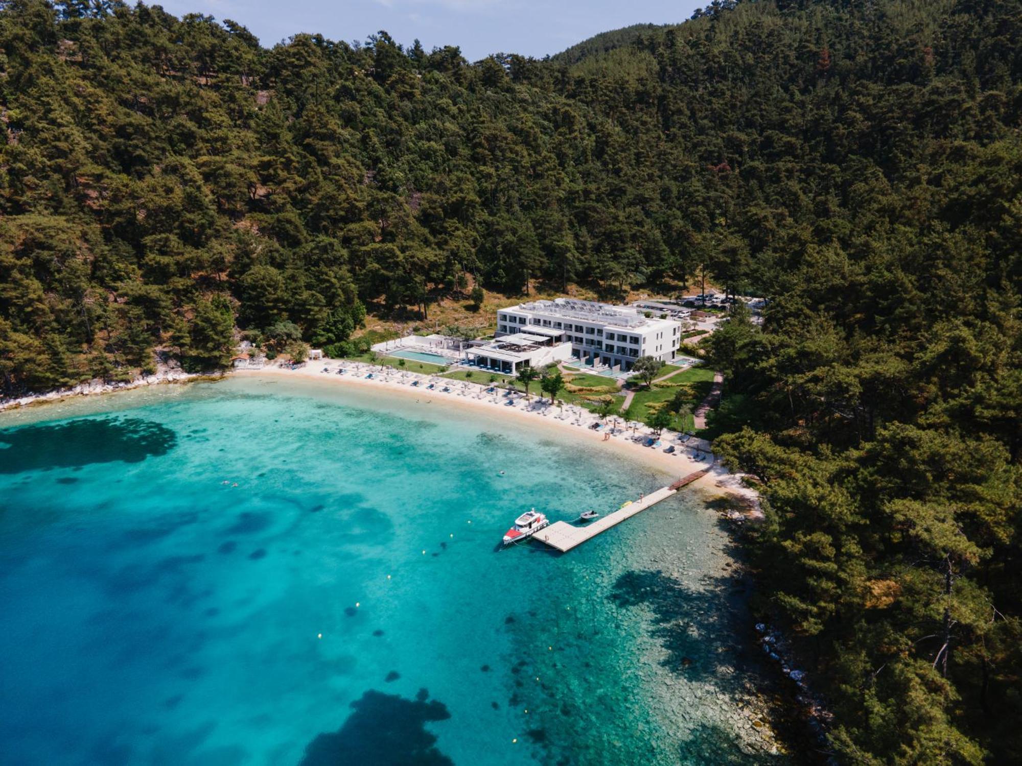 Vathi Cove Luxury Resort & Spa Hriszí Amudiá Kültér fotó