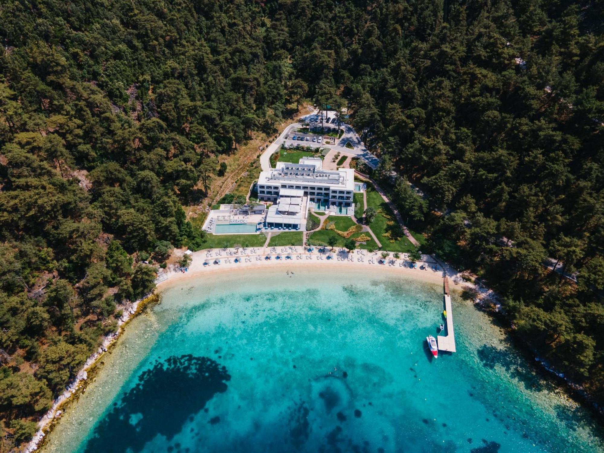 Vathi Cove Luxury Resort & Spa Hriszí Amudiá Kültér fotó