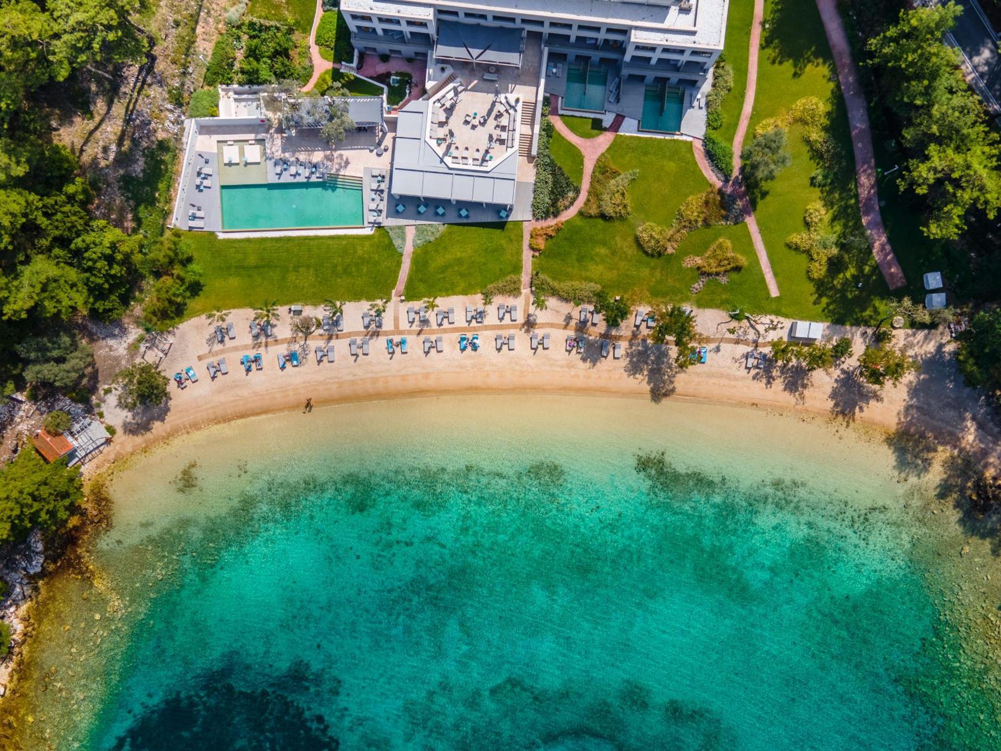 Vathi Cove Luxury Resort & Spa Hriszí Amudiá Kültér fotó