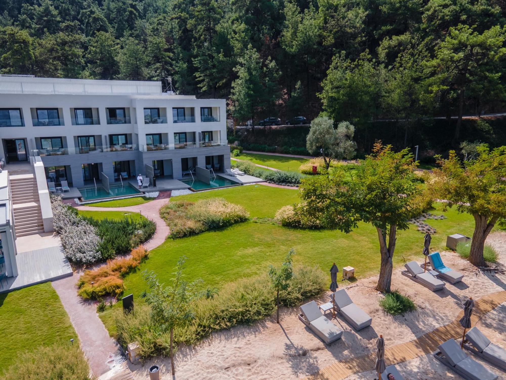 Vathi Cove Luxury Resort & Spa Hriszí Amudiá Kültér fotó